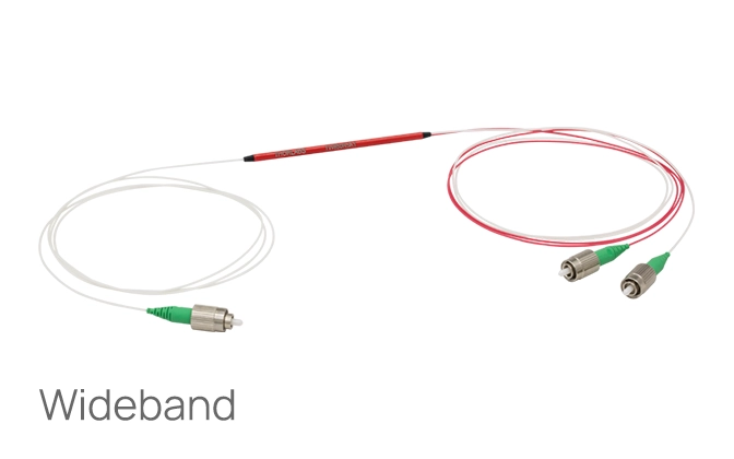 Thorlabs · 850 nm 1x2 Single Mode Fused Fiber Optic Couplers / Taps