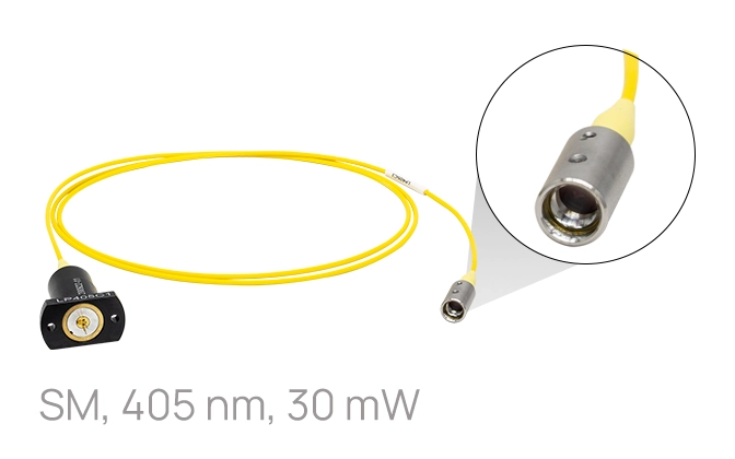 Thorlabs · Pigtailed Laser Diode with Collimator, Single Mode Fiber