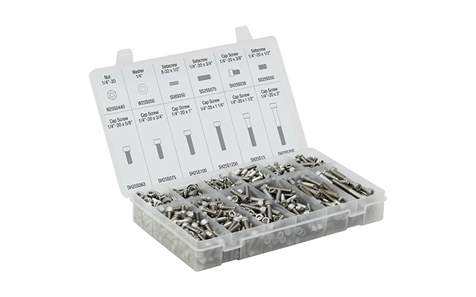 Thorlabs · Cap Screw, Setscrew, and Screw Thread Adapter Kits