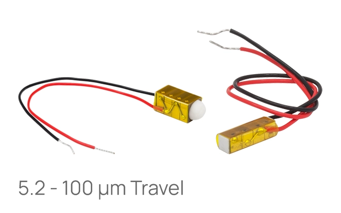 Thorlabs · 多段チップ型ピエゾアクチュエータ、移動量: 5.2 µm～100.0 µm