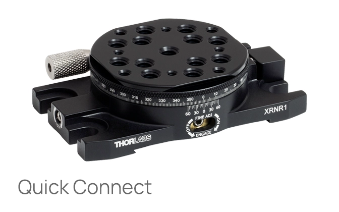 Thorlabs · Compact Quick Connect Rotation Stage with Crossed