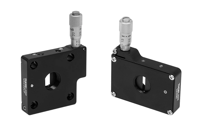 メカニカルスリットリング Thorlabs · 調整機能付きメカニカルスリット