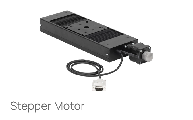 Thorlabs · 100 and 150 mm Linear Translation Stages, Stepper Motor