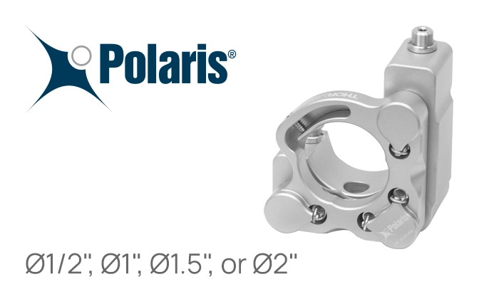 Thorlabs · Polaris® Kinematic Mirror Mounts with Vertical-Drive