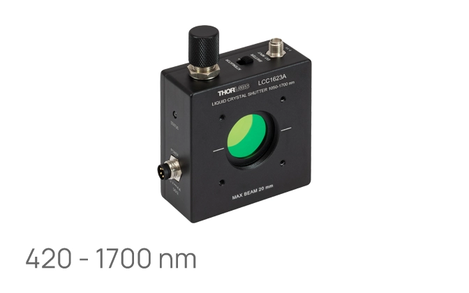 Thorlabs · Liquid Crystal Optical Beam Shutters / Variable Attenuators