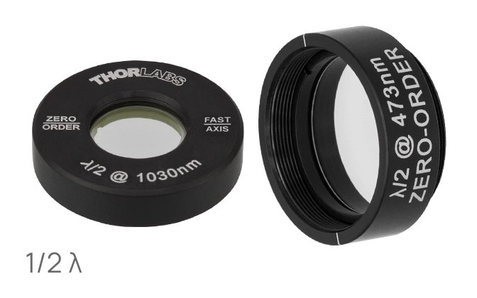 Thorlabs · Mounted Zero-Order Half-Wave Plates