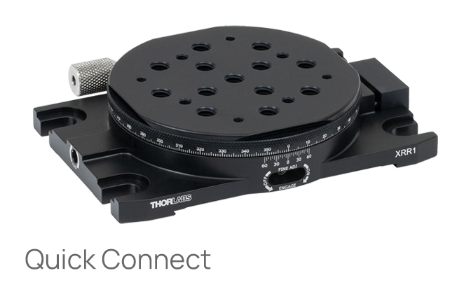 Thorlabs · Quick-Connect Rotation Stage with Crossed-Roller Bearings