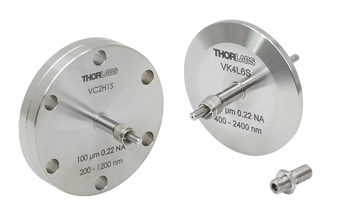 Thorlabs · Ultra-High-Vacuum Fiber Feedthrough Flanges