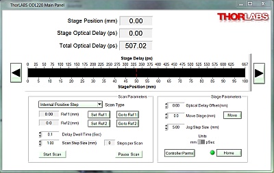 Thorlabs · Software for Thorlabs' Optical Delay Lines