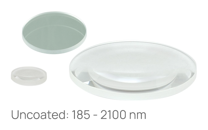 Thorlabs · UV Fused Silica Bi-Convex Lenses, Uncoated