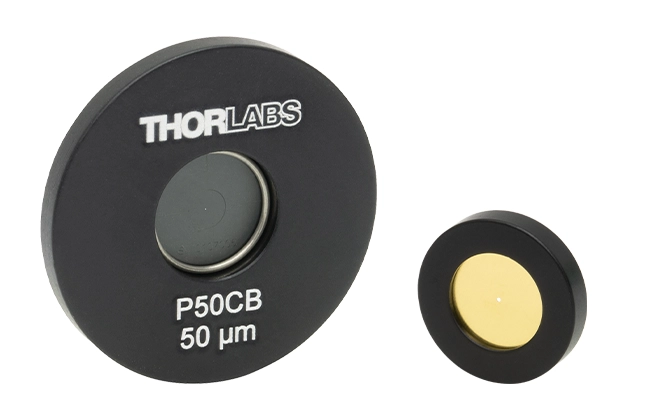 Thorlabs · Circular Precision Pinholes, Gold-Plated Copper Foils