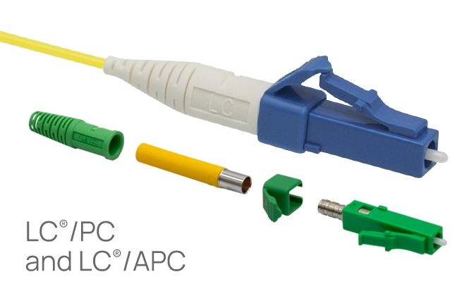 Thorlabs · LC/PCおよびLC/APCコネクタ：シングルモードファイバ用