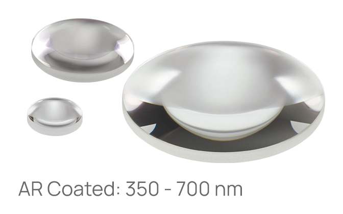 Thorlabs · N-BK7 Bi-Convex Lenses (AR Coating: 350 - 700 nm)