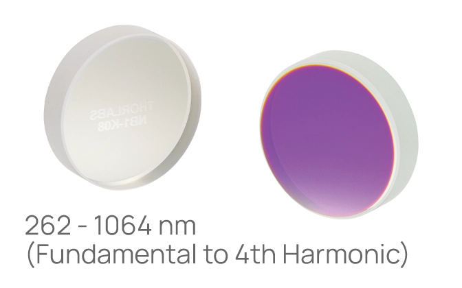 あきページ Thorlabs · Nd:YAG Laser Line Mirrors
