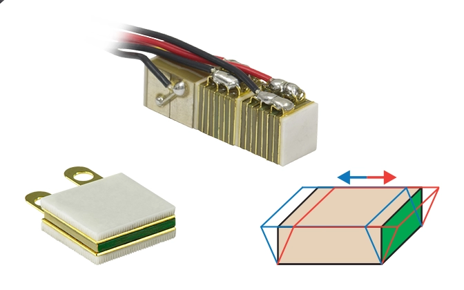 Low-Voltage Shear Piezoelectric Chips and Stacks · ソーラボ