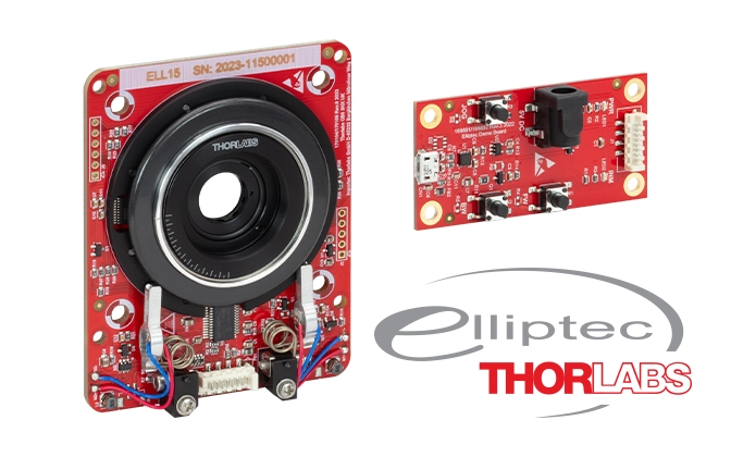Thorlabs · 共振ピエゾモーター付き電動アイリス