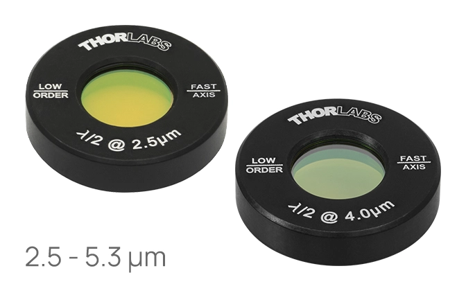 Thorlabs · Mounted Low-Order Wave Plates for MIR