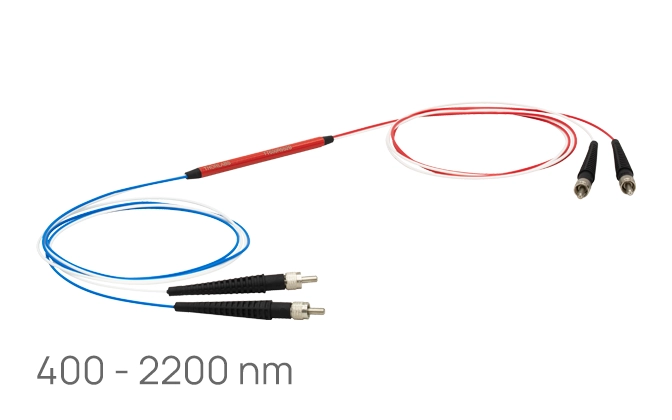 Thorlabs · 2x2ステップインデックスマルチモード光ファイバーカプラ