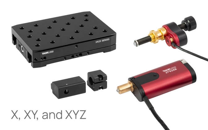 Thorlabs · Modular Motorized Linear Stage, 25 mm Travel, Crossed