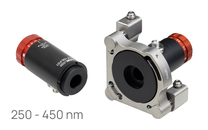 Thorlabs · Adjustable Focus Reflective Collimators, UV-Enhanced ...