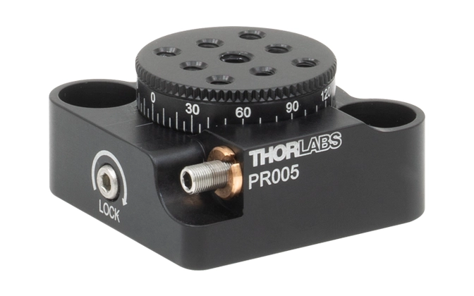 Thorlabs · 紧凑型旋转位移台,带精调螺丝