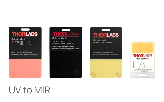 Thorlabs · レーザー用ビュワーカード(センサーカード)