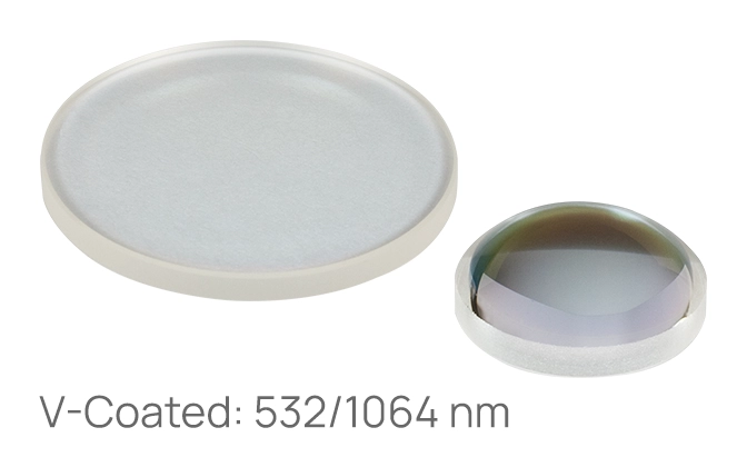 Thorlabs · N-BK7 Plano-Convex Lenses (High Power, V-Coated: 532
