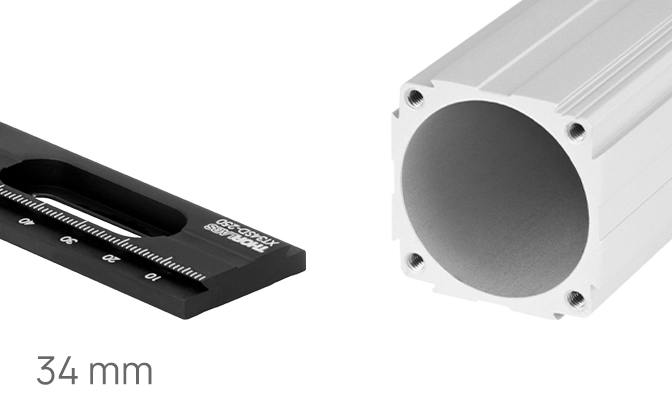 Thorlabs · 34 mm Optical Construction Rails
