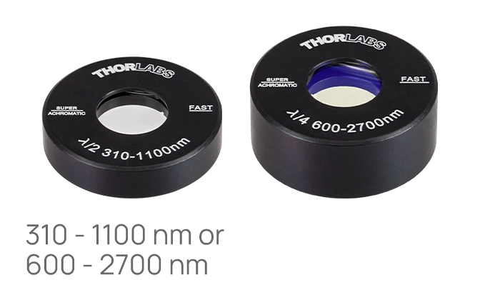 Thorlabs · Mounted Superachromatic Wave Plates