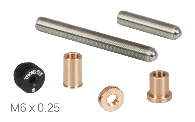 Thorlabs · 六角穴付き精密アジャスター、M6 x 0.25 Thorlabs · 六角穴付き精密アジャスター、M6 x 0.25