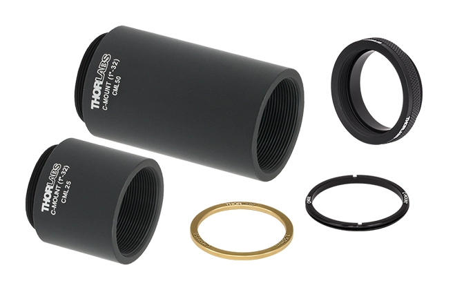 C-Mount Extension Tubes and Spacer Rings · ソーラボジャパン (Thorlabs)