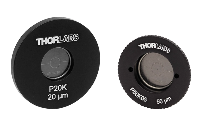Thorlabs · 精密ピンホール、円形、ステンレススチール製ホイル