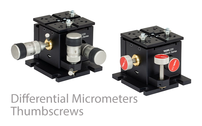 Thorlabs · 3-Axis MicroBlock™ Compact Flexure Stages