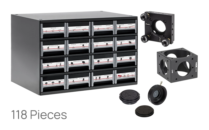 Mechanical Essentials Kit: Cage Assemblies and Lens Tubes